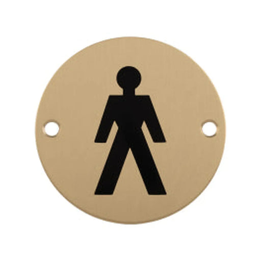 Stax 76Mm Sign - Male - Face Fix - Satin PVD