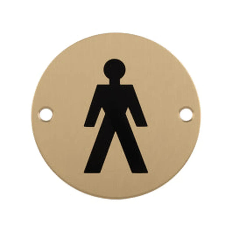 Stax 76Mm Sign - Male - Face Fix - Satin PVD