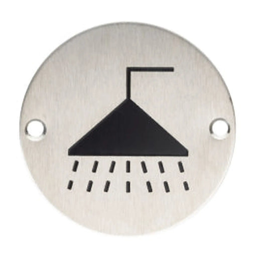 Stax 76Mm Sign - Shower - Face Fix - Satin Stainless Steel