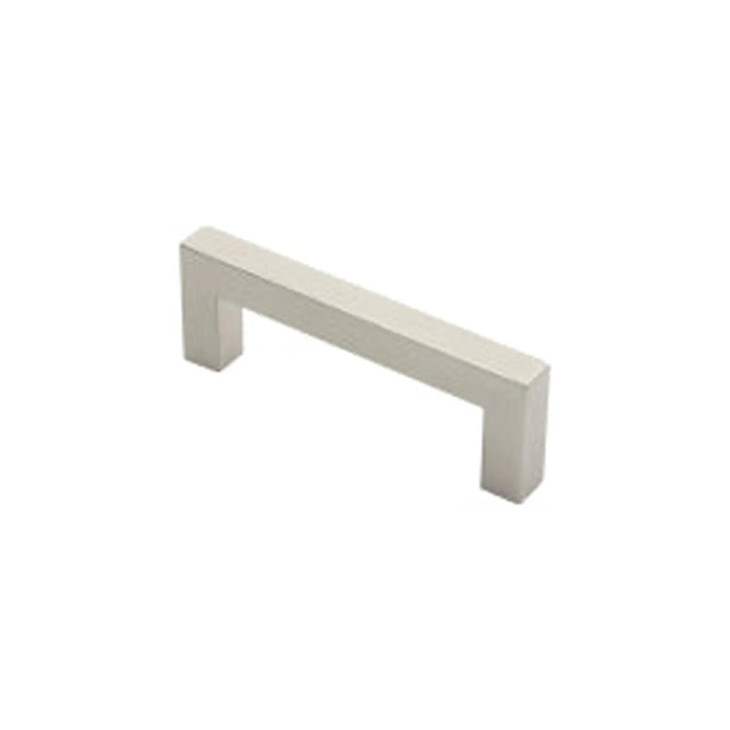 Stax 19Mm Dia. Square Mitred Pull Handle - 150Mm C/C - Bolt Through Fixing - Satin Stainless Steel