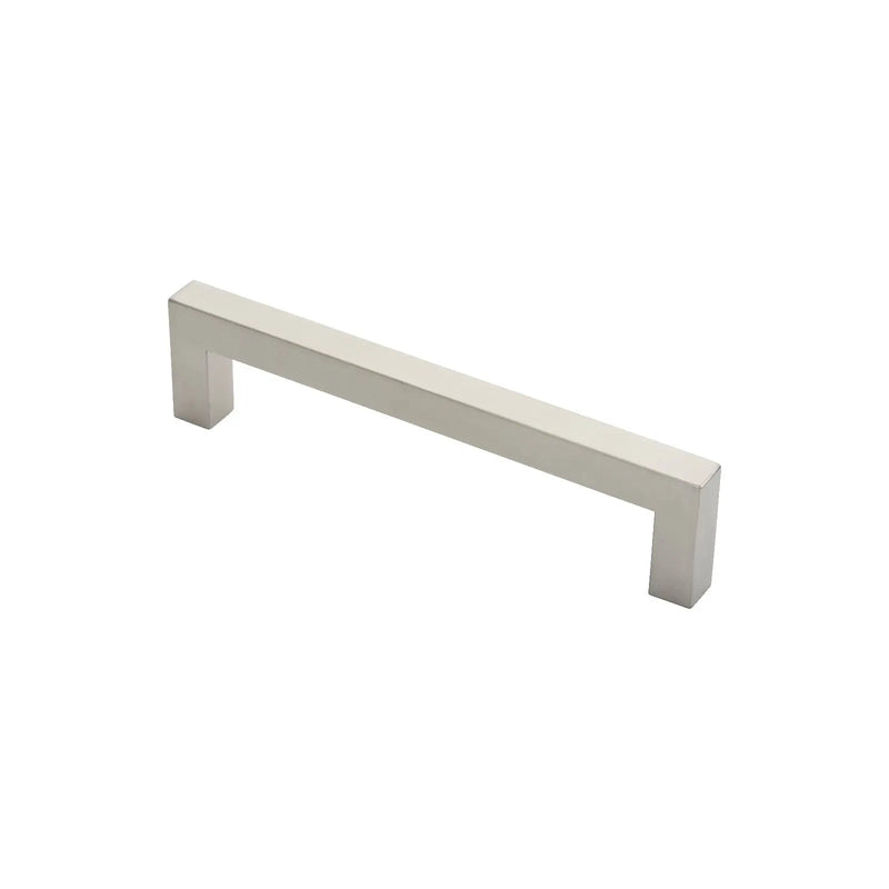 Stax 19Mm Dia. Square Mitred Pull Handle - 225Mm C/C - Bolt Through Fixing - Satin Stainless Steel