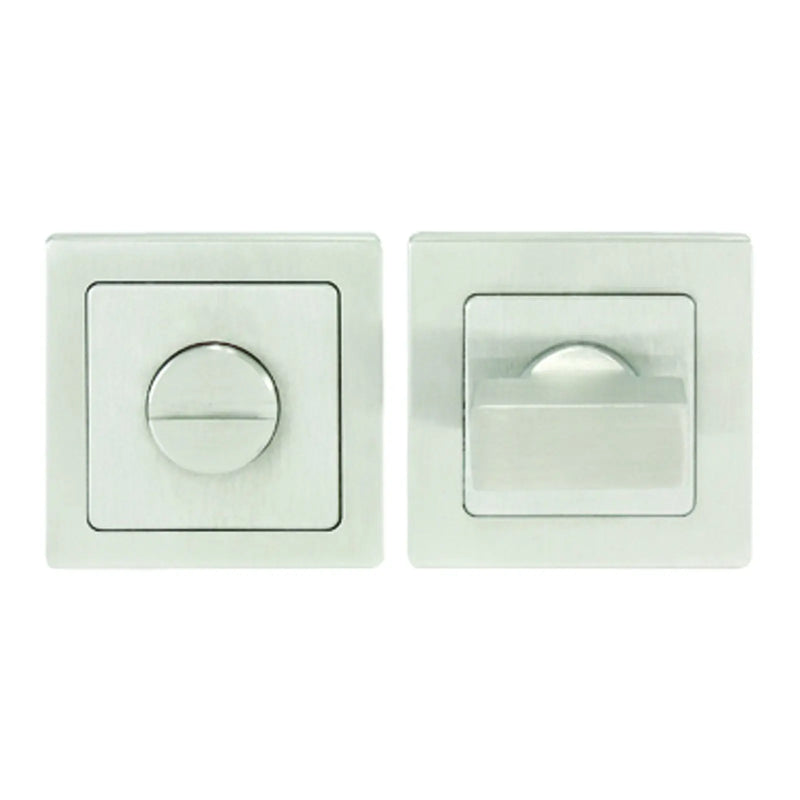 Stax Turn & Release - 5Mm Spindle - Push-On Square Rose - Satin Stainless Steel