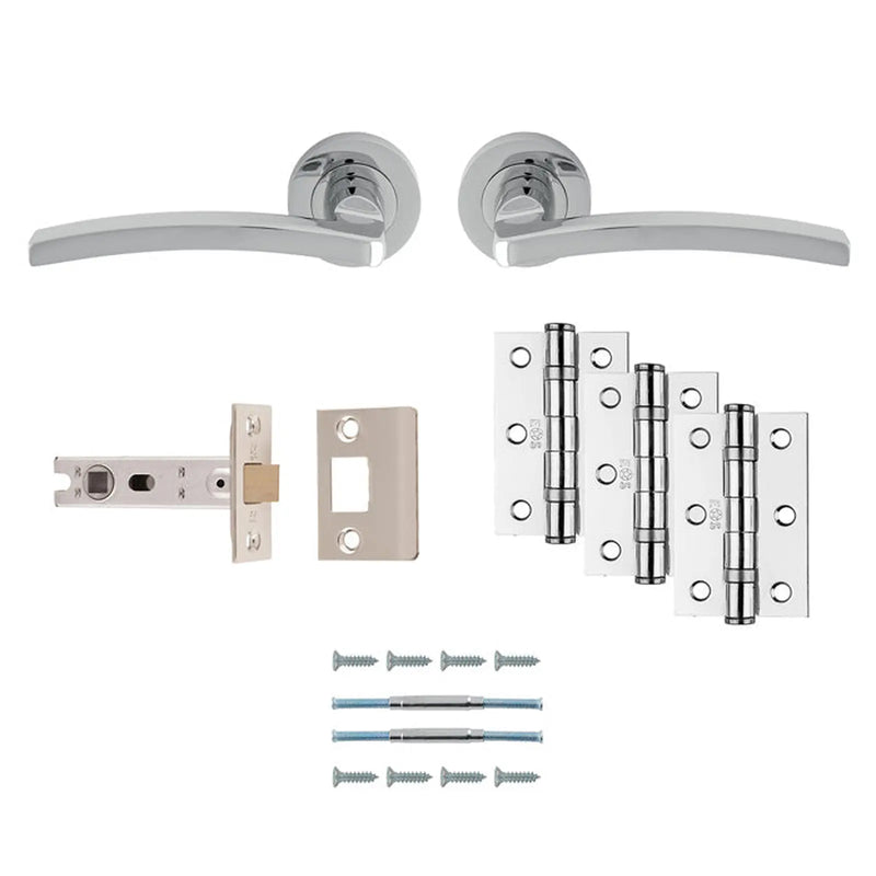 Tavira Latch Pack - Ultimate Door Pack - Polished Chrome