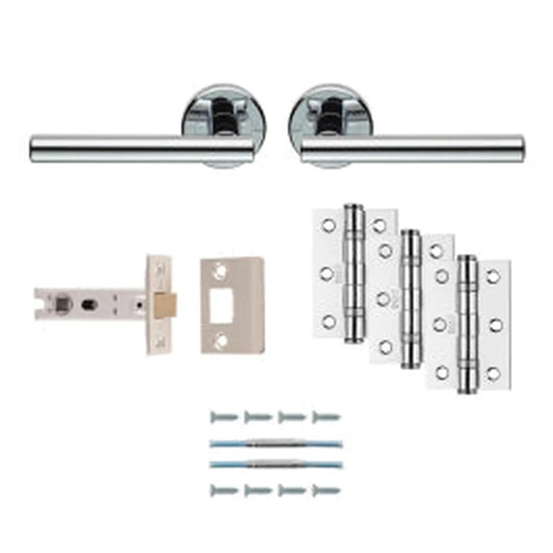 Faro Latch Pack - Ultimate Door Pack - Polished Chrome