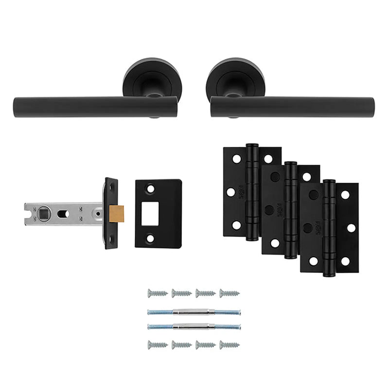 Faro Latch Pack - Ultimate Door Pack - Matt Black