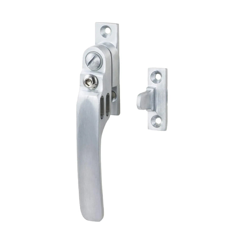 Victorian - Locking Night Vent - Satin Chrome 16MM X 60MM