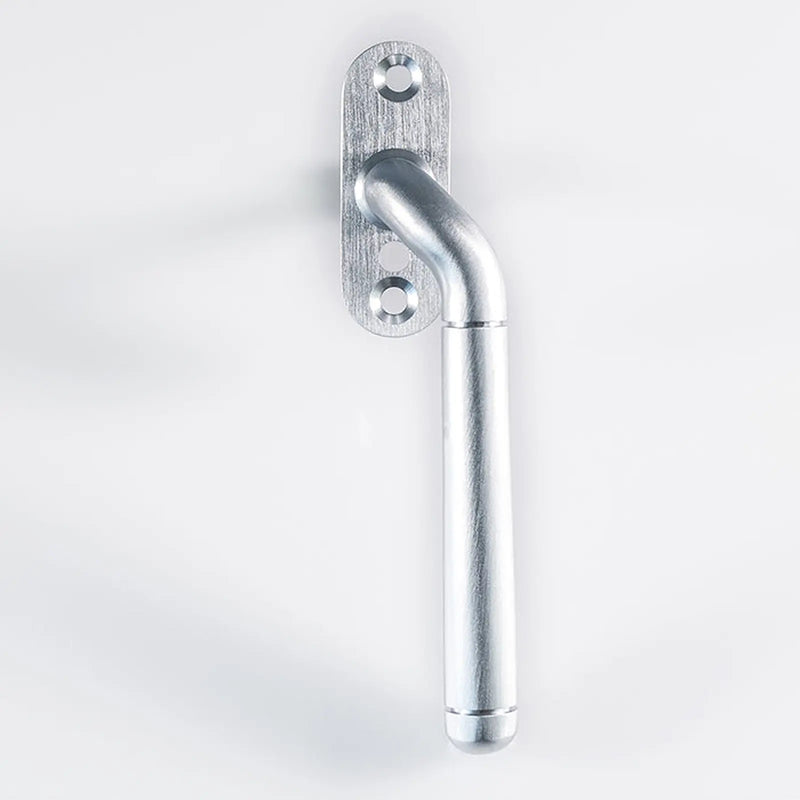 Cranked Locking Espag. Handle Right Hand - Satin Chrome 110MM