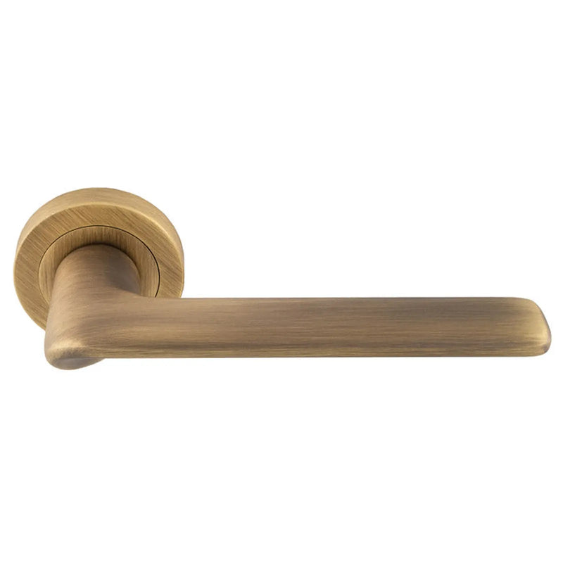 Vortex Lever On Concealed Fix Round Rose Bgo (Antique Brass) - Antique Brass