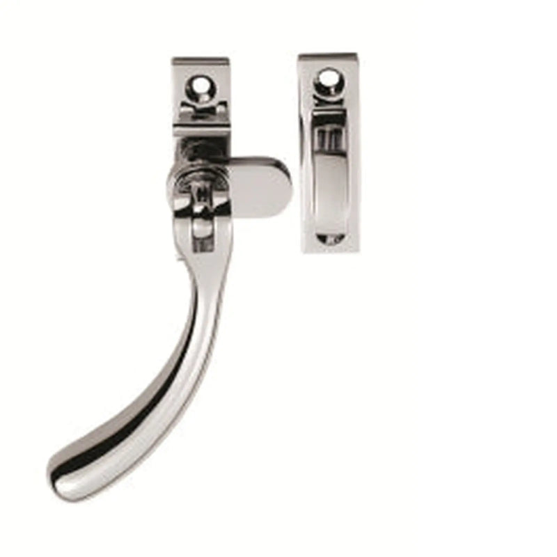 Bulb End Casement Fastener (Suitable For Weather Stripped Windows) - Polished Chrome 98MM