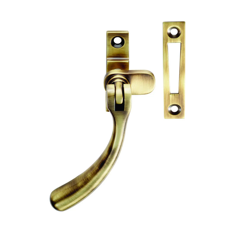 Bulb End Casement Fastener (Suitable For Weather Stripped Windows) - Florentine Bronze 98MM