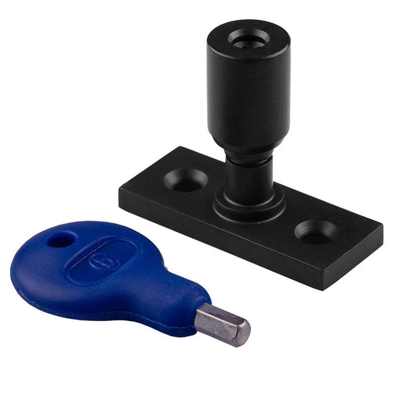 Locking Casement Stay Pin - Matt Black