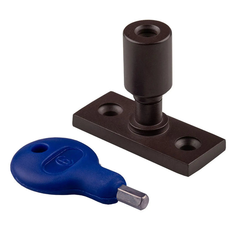 Locking Casement Stay Pin - Matt Bronze