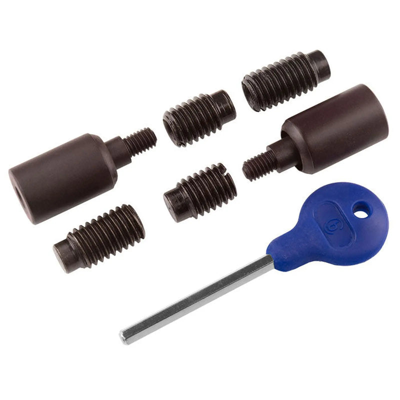 Sash Window Stop ( 2 X Stops 4 X Ferrules 1 X Key) - Matt Bronze