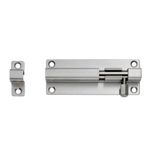 Stax 100 X 38Mm Straight Barrel Bolt - Satin Stainless Steel