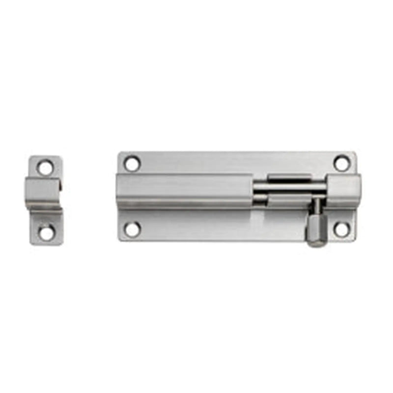 Stax 100 X 38Mm Straight Barrel Bolt - Satin Stainless Steel