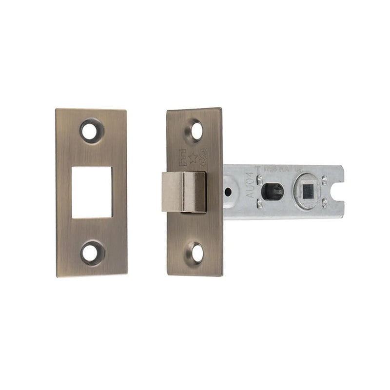 Stax 64Mm Bolt-Through Tubular Deadbolt - 5Mm Follower - Square - Antique Brass