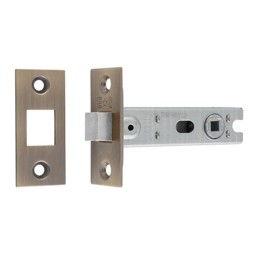 Stax 76Mm Bolt-Through Tubular Deadbolt - 5Mm Follower - Square - Antique Brass