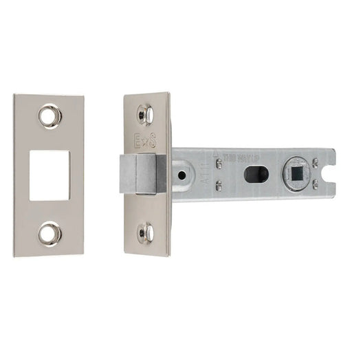 Stax 76Mm Bolt-Through Tubular Deadbolt - 5Mm Follower - Square - Retail Pack - Polished Nickel