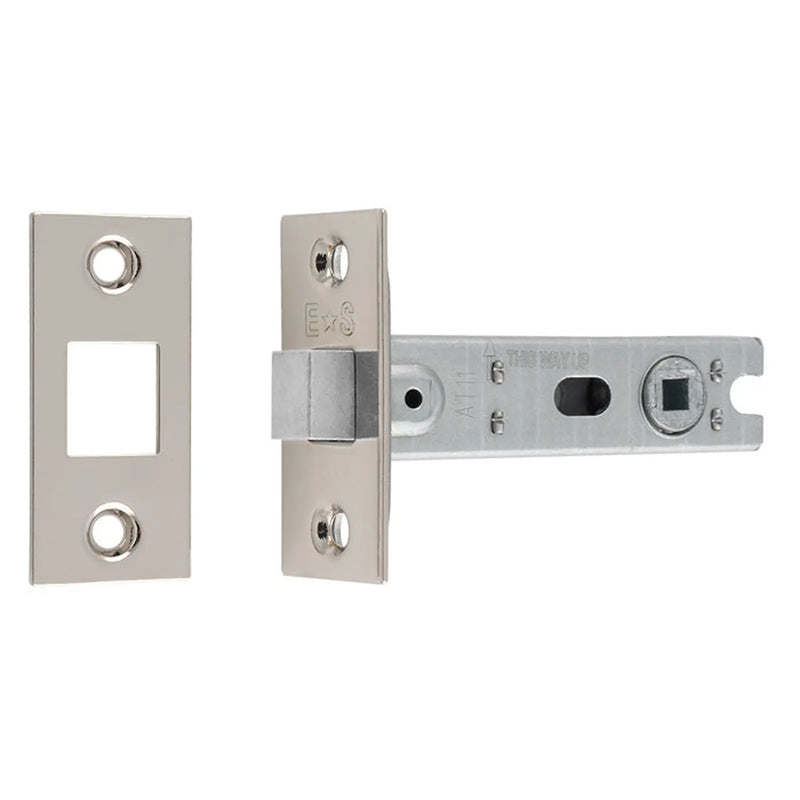 Stax 76Mm Bolt-Through Tubular Deadbolt - 5Mm Follower - Square - Retail Pack - Polished Nickel