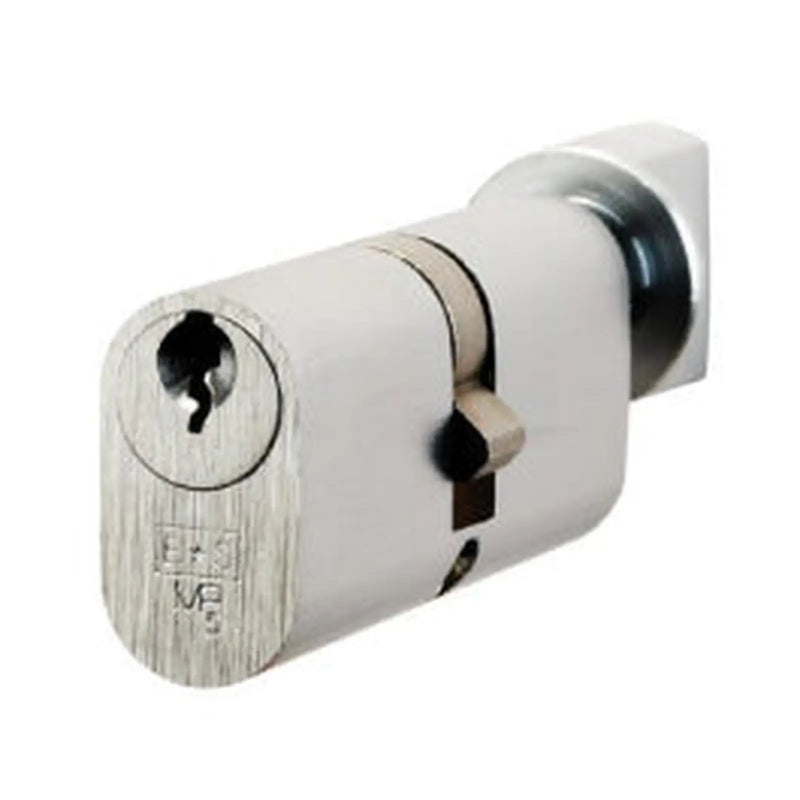 Mp5 70Mm Oval Cylinder & Turn - Ktd - (Architectural) - Satin Chrome