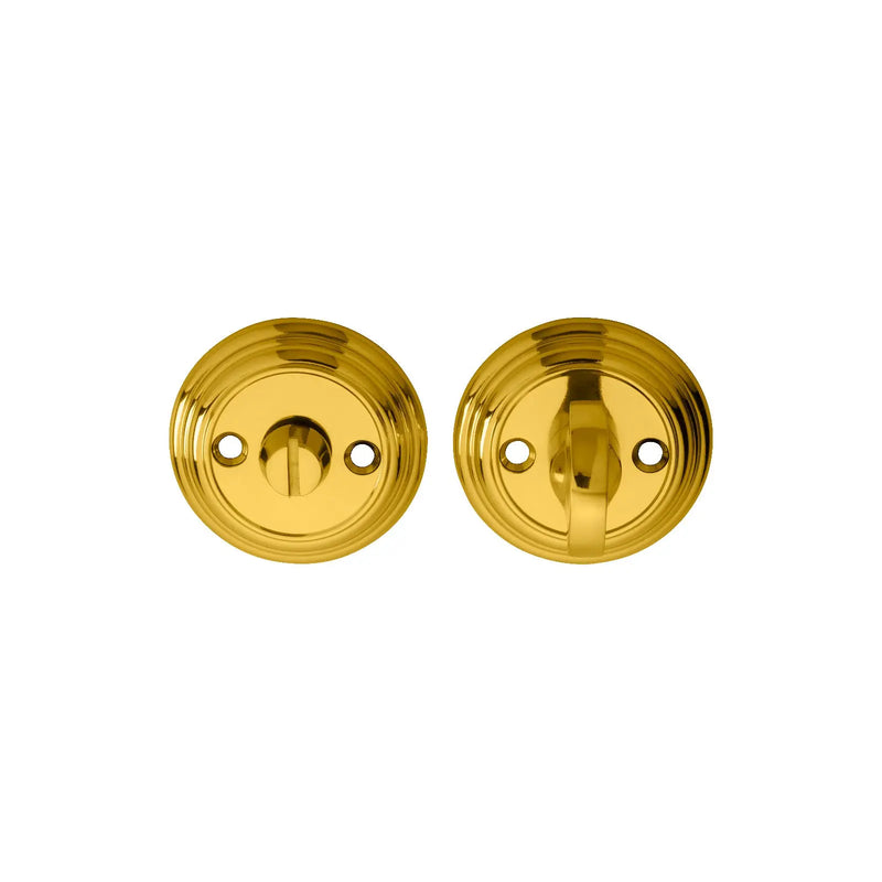 Stax Turn & Release On Round Rose (4.9 X 67Mm Spindle) - (Face Fix) - Polished Brass 55MM