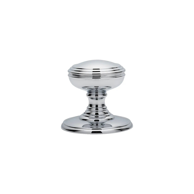 Plain Knob (Concealed Fix) C/W Locating Washer - Polished Chrome 70MM