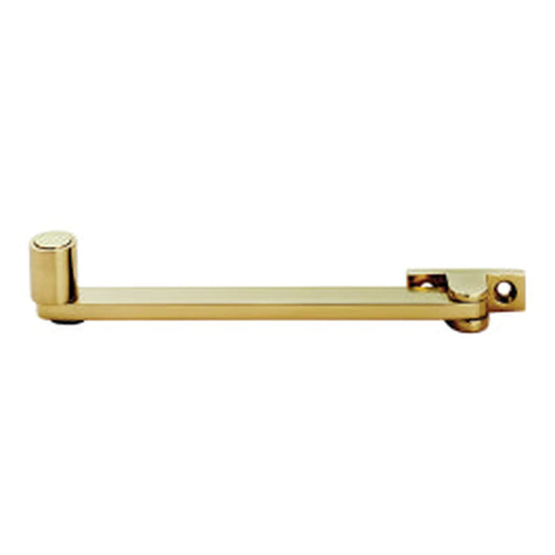 Roller Arm Stay - Polished Brass 150MM