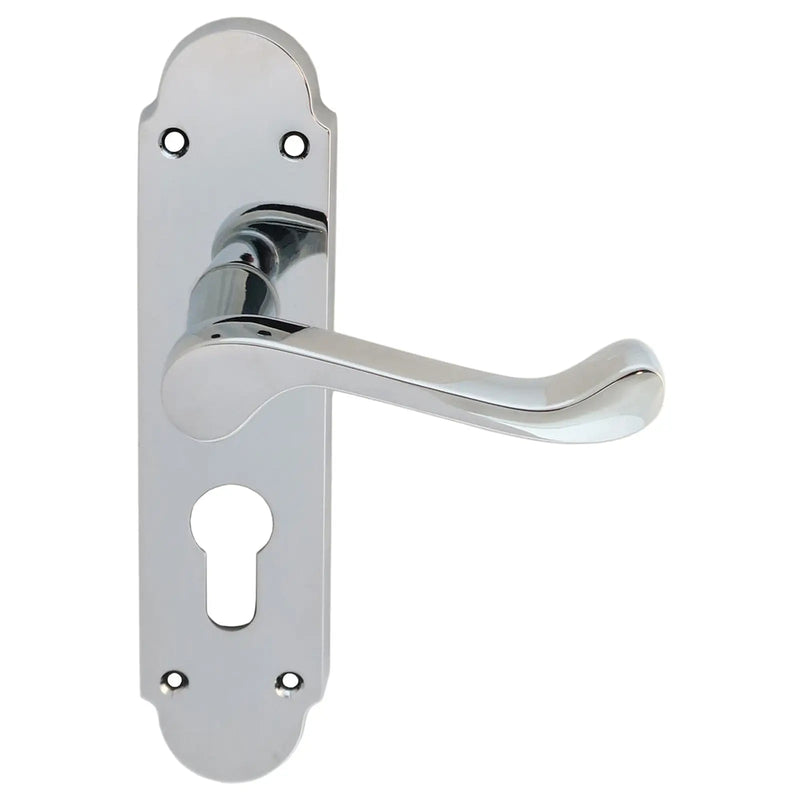 Oakley Lever On Face-Fix Backplate - Euro 47.5Mm - Polished Chrome 170MM X 42MM