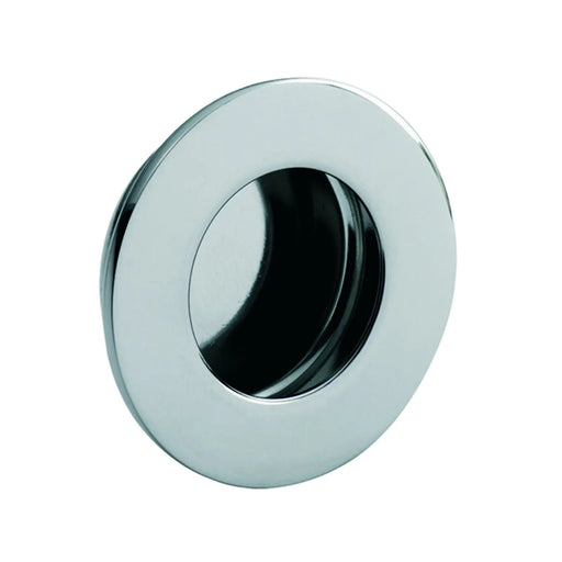 Stax 50Mm Dia. - Flush Pull - Circular - Bright Stainless Steel