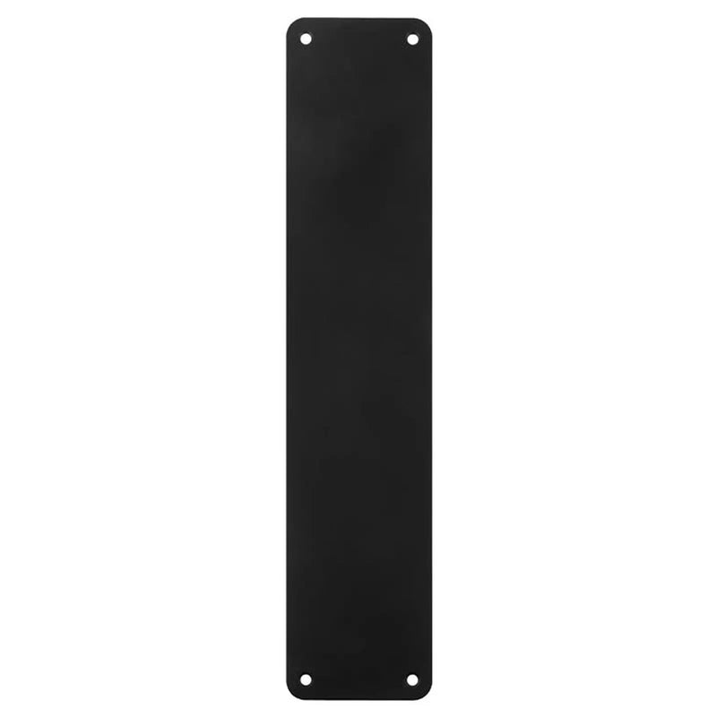 Stax 350 X 75Mm - Finger Plate - Plain - Matt Black