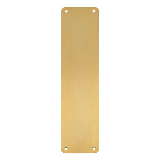 Stax 350 X 75Mm - Finger Plate - Plain - Satin PVD