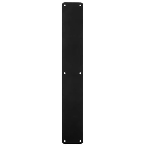 Stax 500 X 75Mm - Finger Plate - Plain - Matt Black