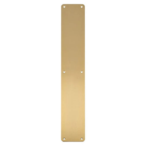 Stax 500 X 75Mm - Finger Plate - Plain - Satin PVD