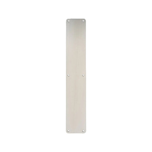 Stax 500 X 75Mm - Finger Plate - Plain - Satin Stainless Steel