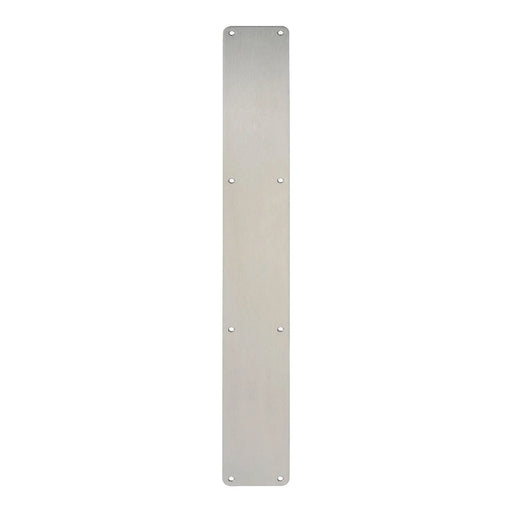 Stax 650 X 75Mm - Finger Plate - Plain - Satin Stainless Steel