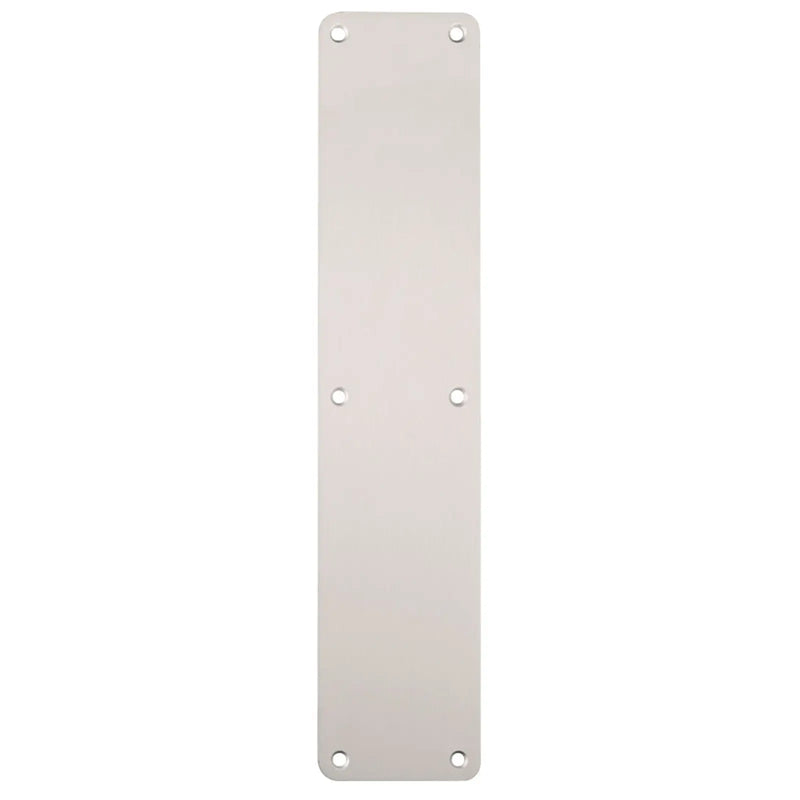 Finger Plate 300 X 75Mm - Plain - Satin Anodised Aluminium