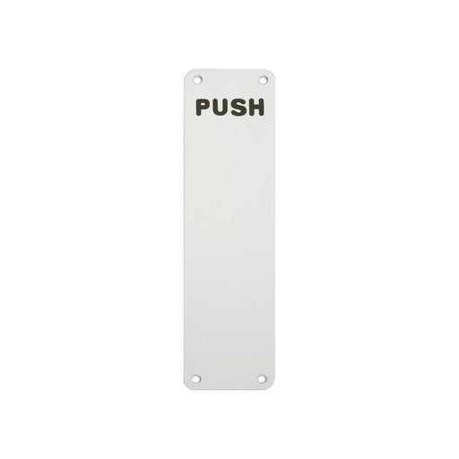 Finger Plate 300 X 75Mm - Push - Satin Anodised Aluminium