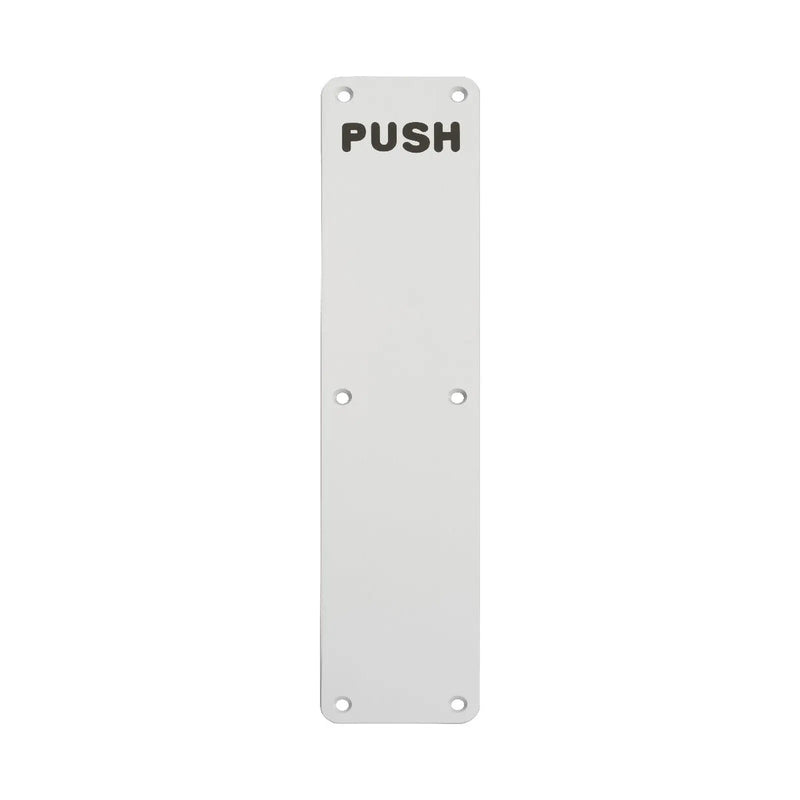 Finger Plate 350 X 75Mm - Push - Satin Anodised Aluminium