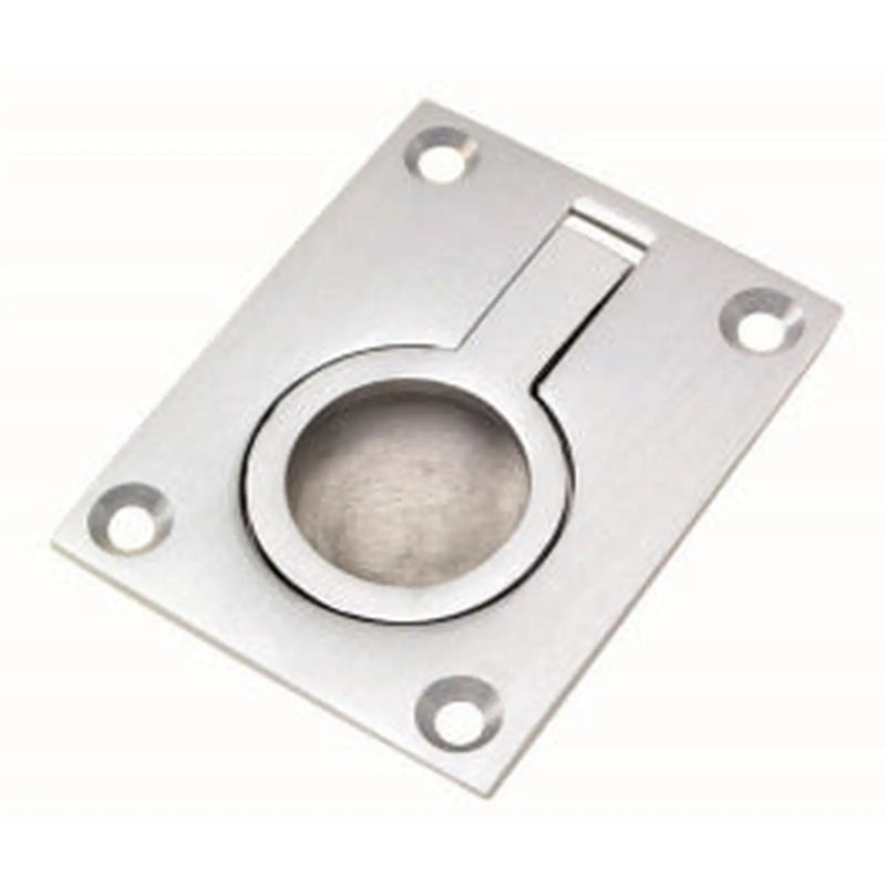Flush Pull Ring - Polished Brass 38MMx50MM
