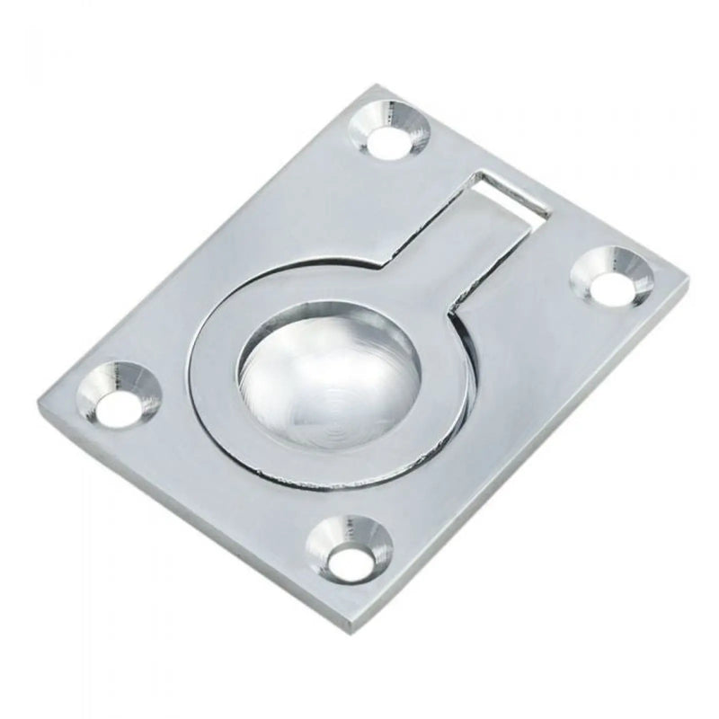 Flush Pull Ring - Polished Chrome 38MMx50MM
