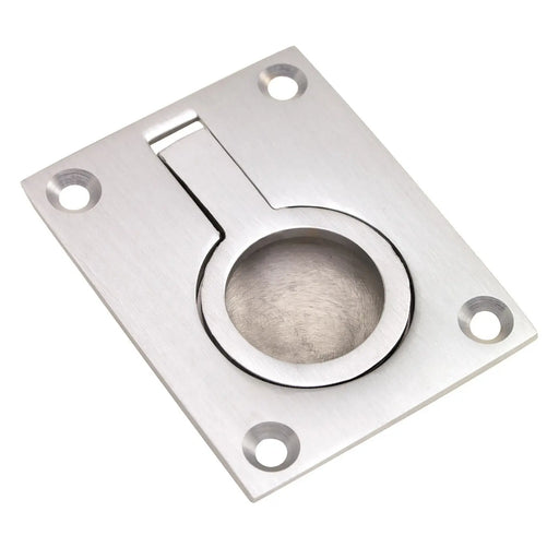 Flush Pull Ring - Satin Chrome 50MMx63MM