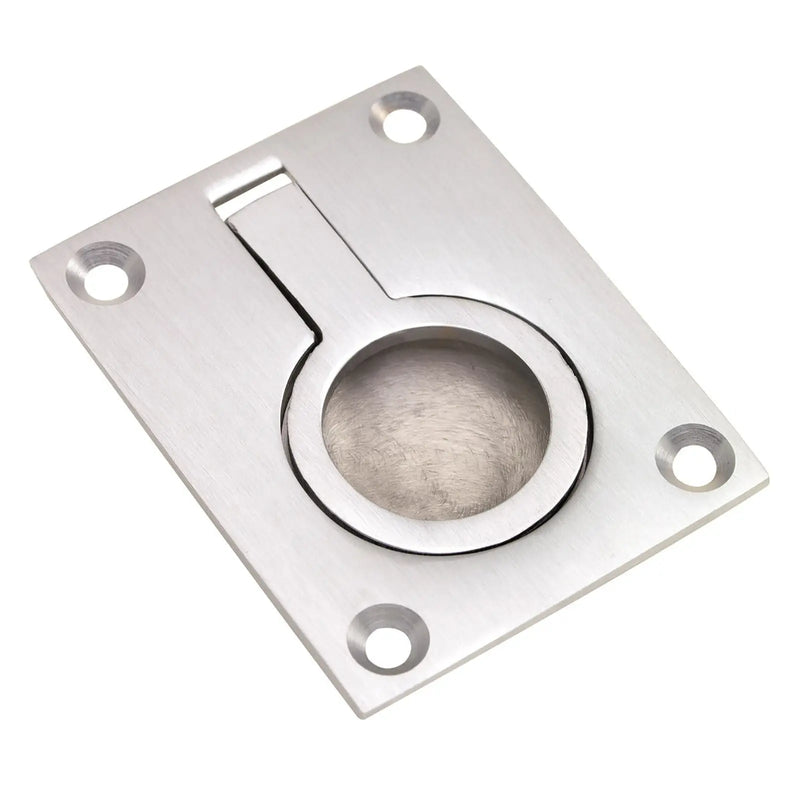 Flush Pull Ring - Satin Chrome 50MMx63MM