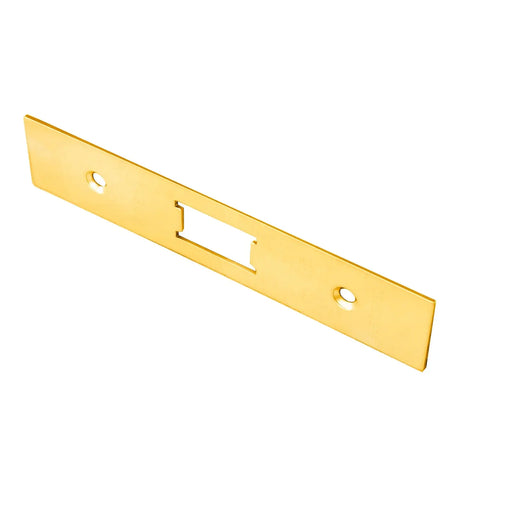 Forend Strike & Fixings - Fll - Square - Stainless Brass