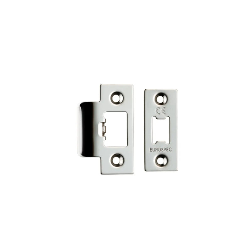 Forend Strike & Fixings - Tls - Radius - Bright Stainless Steel