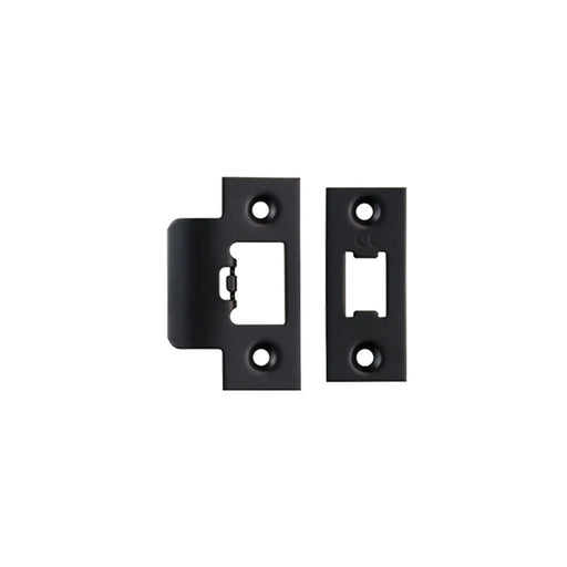 Forend Strike & Fixings - Tls - Square - Matt Black