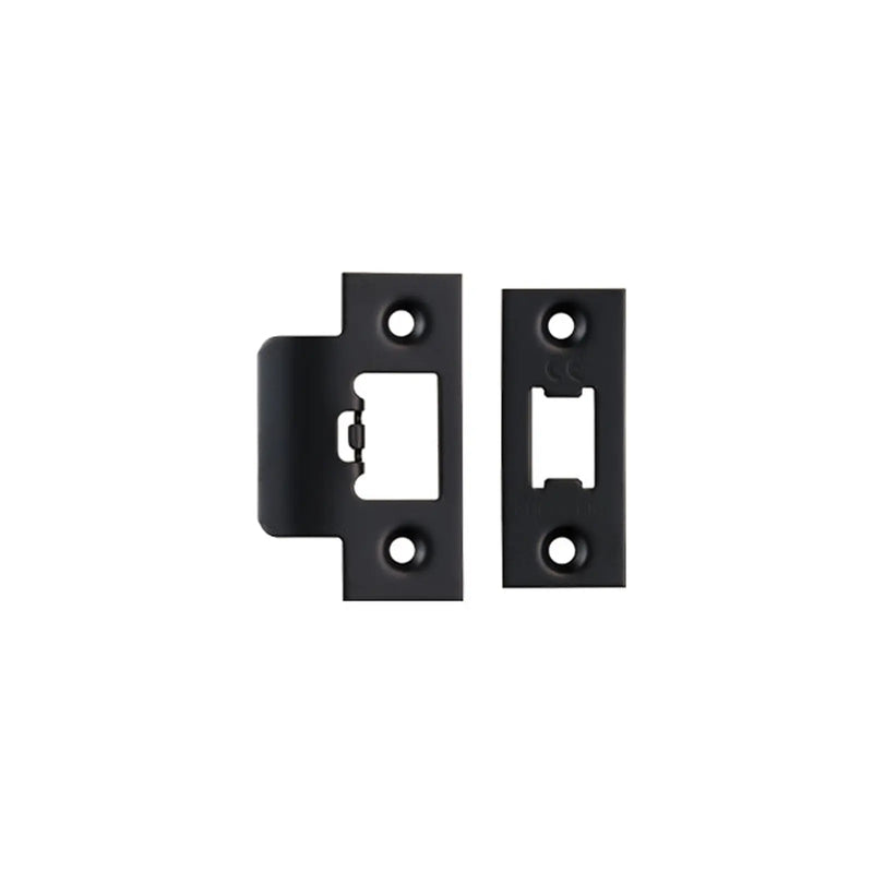 Forend Strike & Fixings - Tls - Square - Matt Black