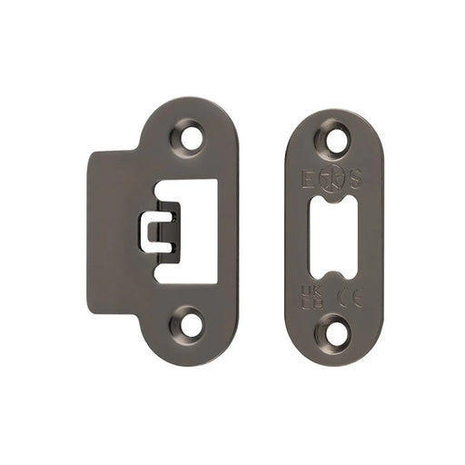 Forend Strike & Fixings - Tls - Radius - Matt Bronze