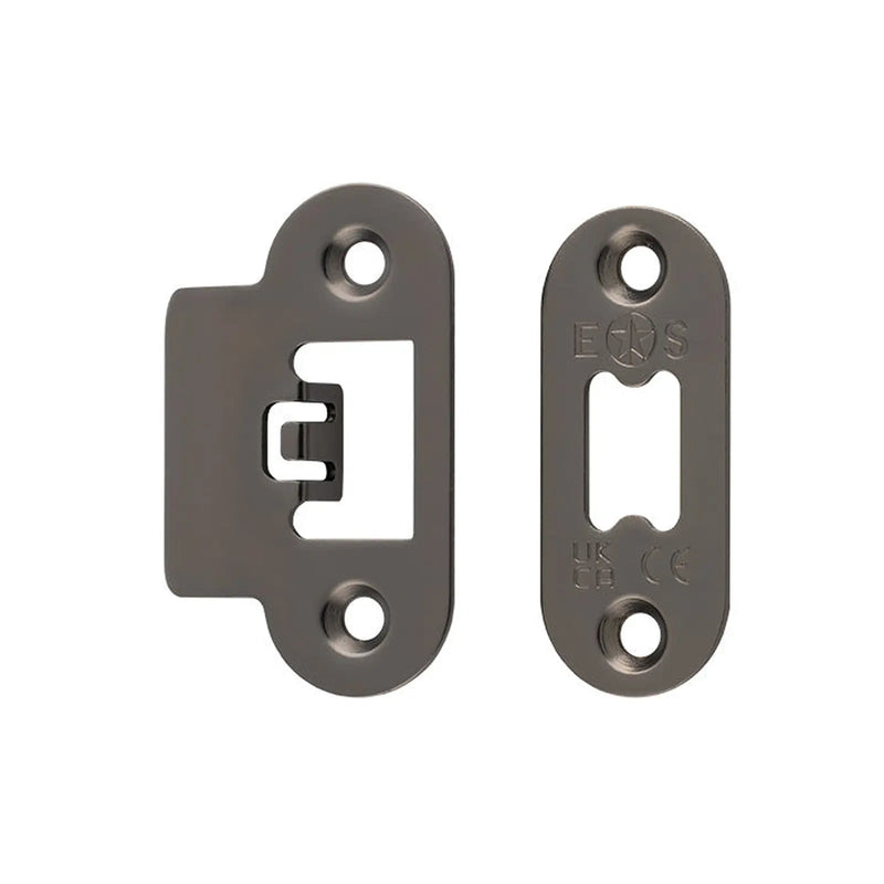 Forend Strike & Fixings - Tls - Radius - Matt Bronze