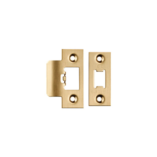 Forend Strike & Fixings - Tls - Square - Satin Brass