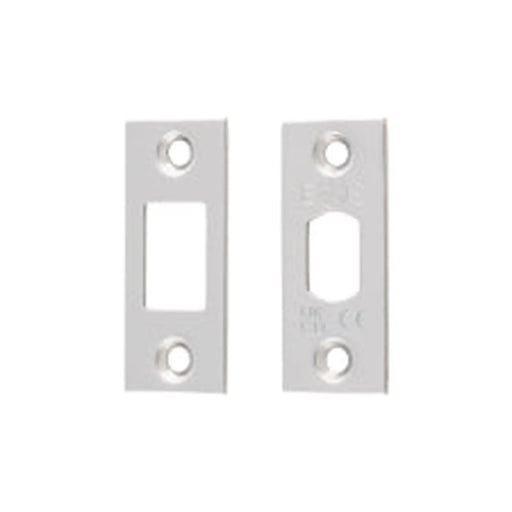 Forend Strike & Fixings - Tld - Square - Bright Stainless Steel